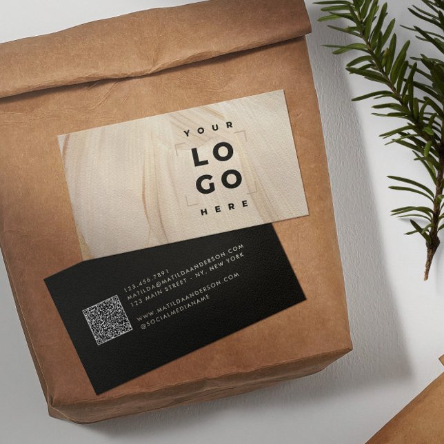 Painted Abstract Natural Elegant Neutral Simple Business Card (Creator Uploaded)