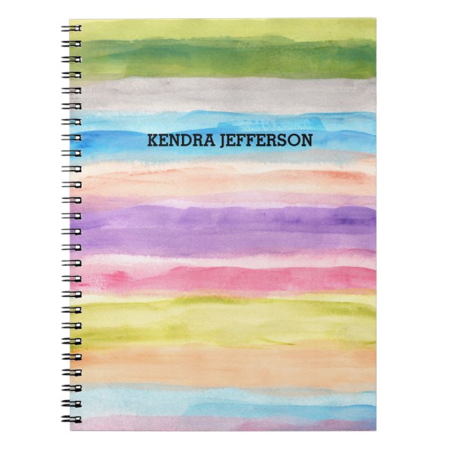 painted abstract notebook (Front)