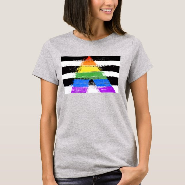 Painted Ally Pride T-Shirt (Front)