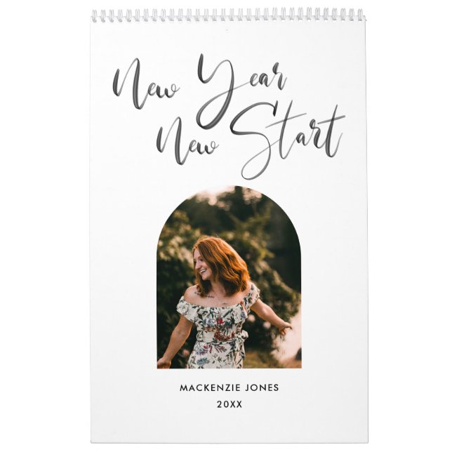 Painted Arch Personalized Photo Calendar (Cover)