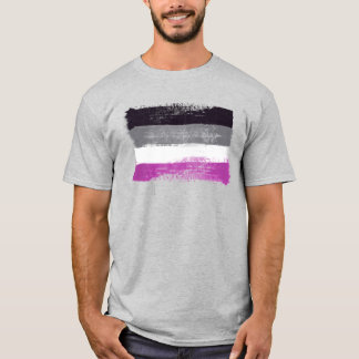 Painted Asexual Pride T-Shirt