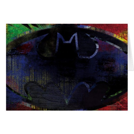 Painted Bat Symbol Cards (Front Horizontal)