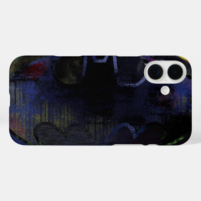 Painted Bat Symbol Case-Mate iPhone Case (Back (Horizontal))