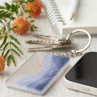 Painted beach  keychain