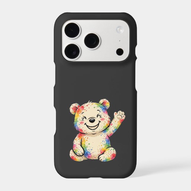 Painted bear phonecase Case-Mate iPhone case (Back)