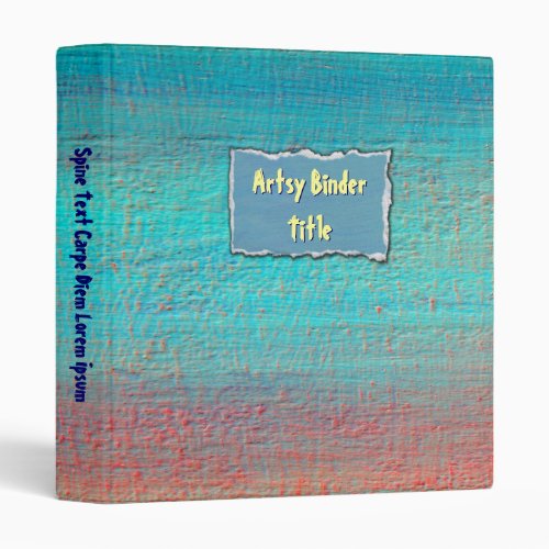 Painted Binder 5 _ 1 inch