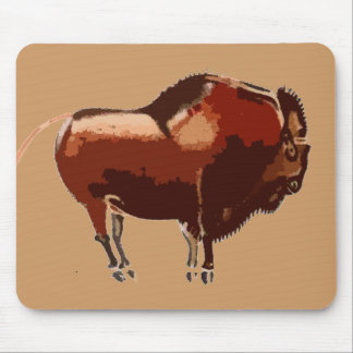 Painted Bison Mouse Pad