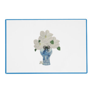 Painted Blue and White Ginger Jar Placemat