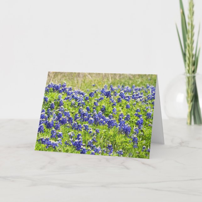 Painted Bluebonnets 1 Scripture Card Isaiah 61:11 (Front)