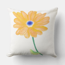 Painted Bold Blooming Yellow Flower