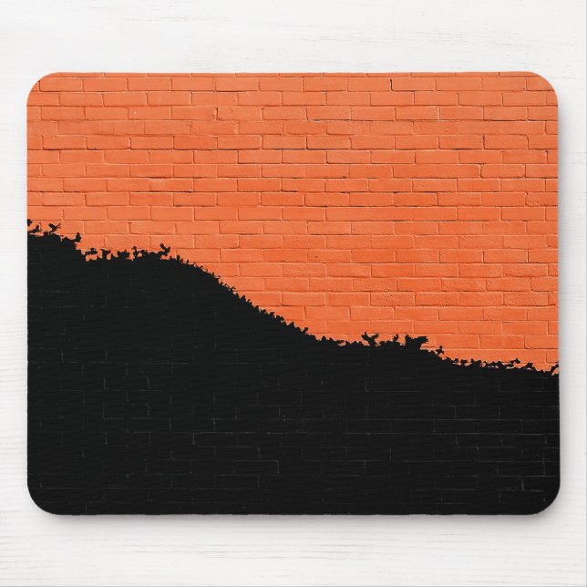 Painted Brick Wall Mouse Pad (Front)
