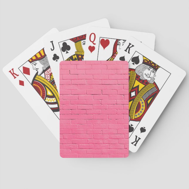 Painted Brick Wall Poker Cards (Back)
