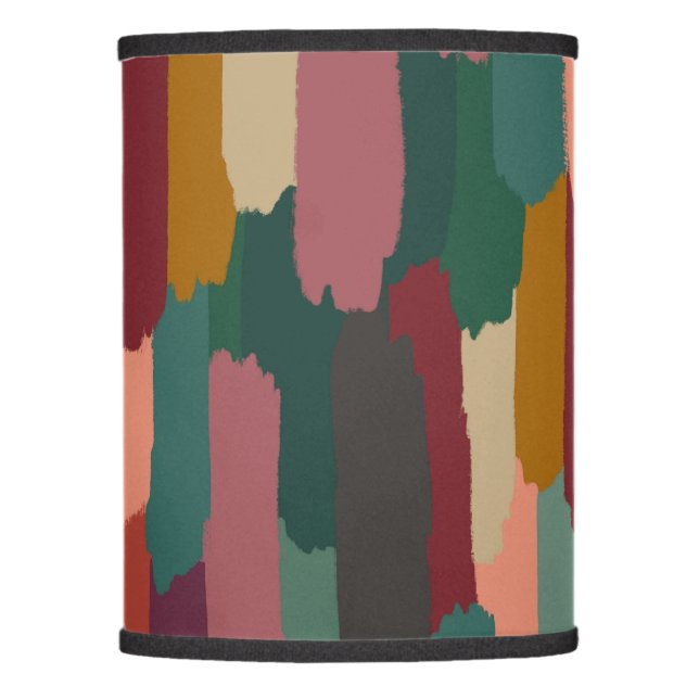 Painted Brushstrokes Lamp Shade (Front)