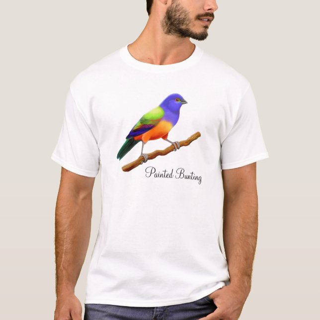 Painted Bunting T-Shirt (Front)