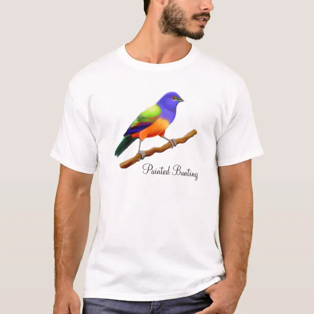 Painted Bunting TShirt Zazzle