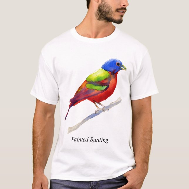 Painted Bunting T-Shirt (Front)