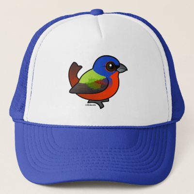 Painted Bunting Trucker Hat