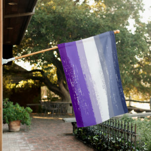 Painted Butch Lesbian Pride Flag