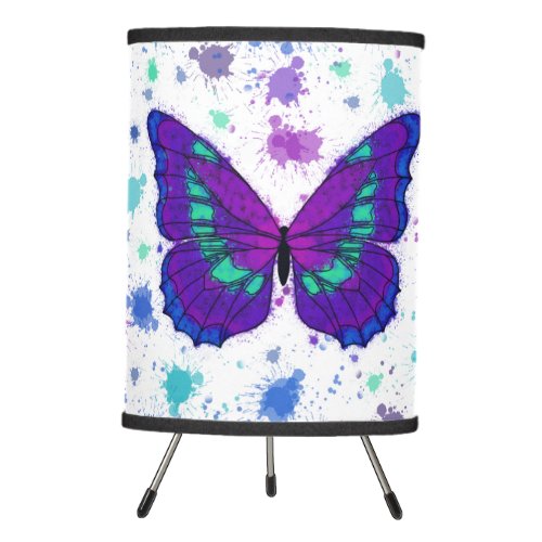 Painted Butterfly lamp