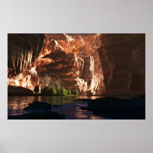 Painted Canyon Poster (Front)