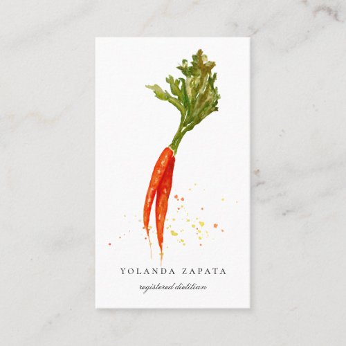 Painted Carrots Business Cards