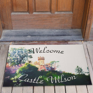 Painted Castle Welcome Doormat