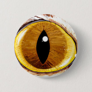 Painted Cat's Eye Button