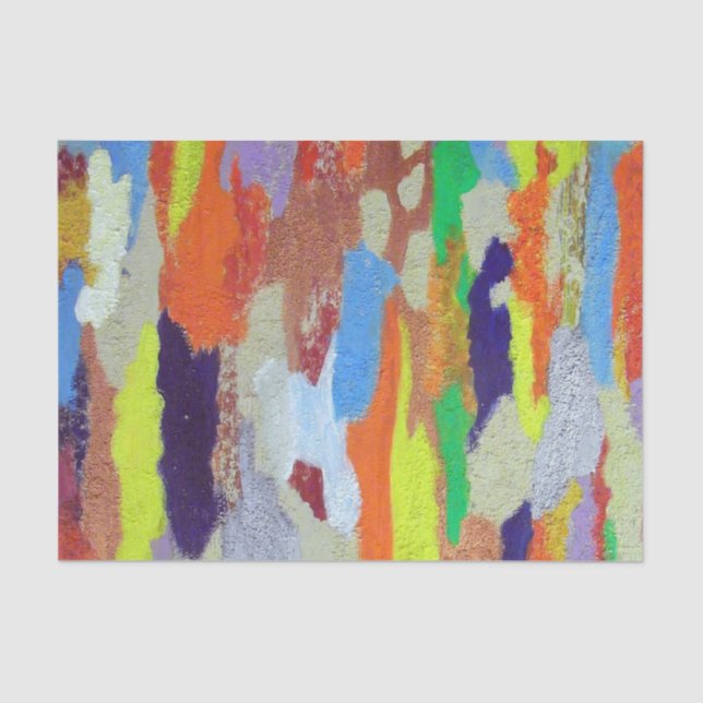 Painted cement tissue paper (Front)