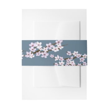 Painted Cherry Blossoms Belly Band by kittypieprints at Zazzle