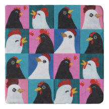 Painted Chickens 