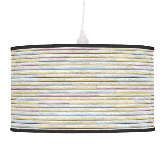 Painted Clapboard Ceiling Lamp (Right)