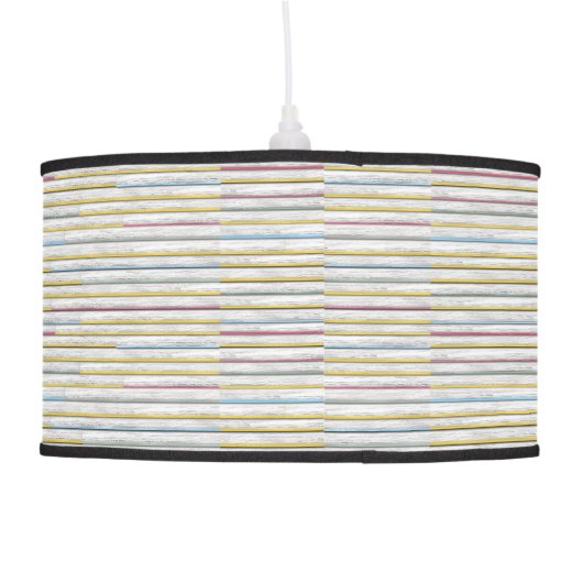 Painted Clapboard Ceiling Lamp (Back)