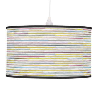 Painted Clapboard Ceiling Lamp