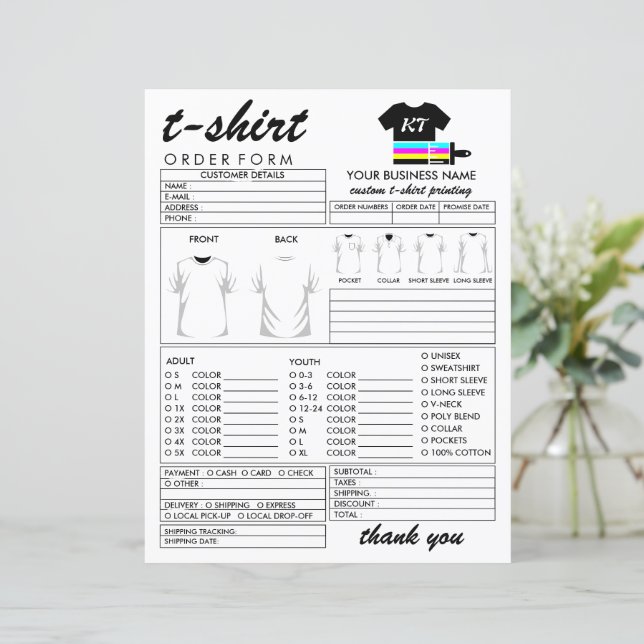 Painted Clothing Apparel T-shirt Print Order Form | Zazzle painted-clothing-apparel-t-shirt-print-order-form-zazzle