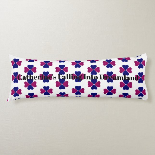 Painted Clover Body Pillow (Front)