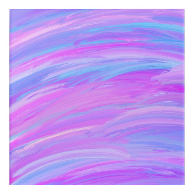 Painted Colors Acrylic Wall Art (Front)