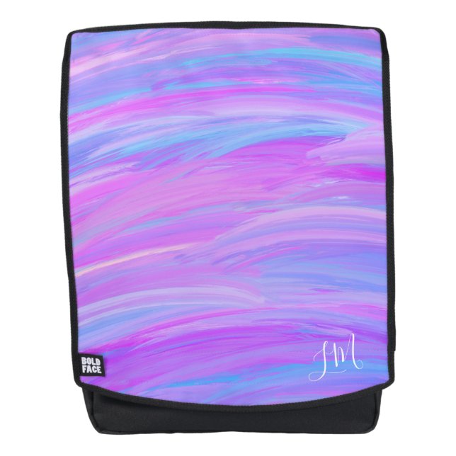 Painted Colors Personalized Backpack (Front)