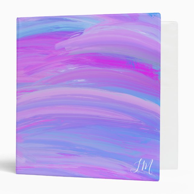 Painted Colors Personalized Binder (Front/Inside)