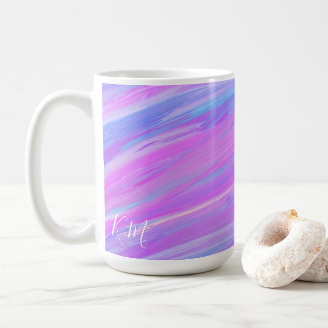 Painted Colors Personalized Mug (With Donut)