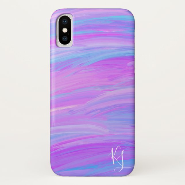 Painted Colors Personalized Phone Case (Back)