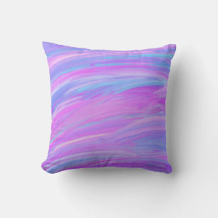 Painted Colors Throw Pillow