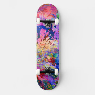Painted Cool Skateboard
