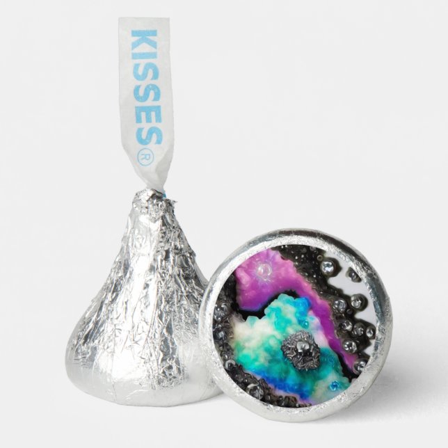 Painted Crystal Geode 3 Hershey®'s Kisses® (Front)