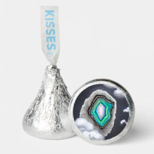 Painted Crystal Geode 4 Hershey®'s Kisses®