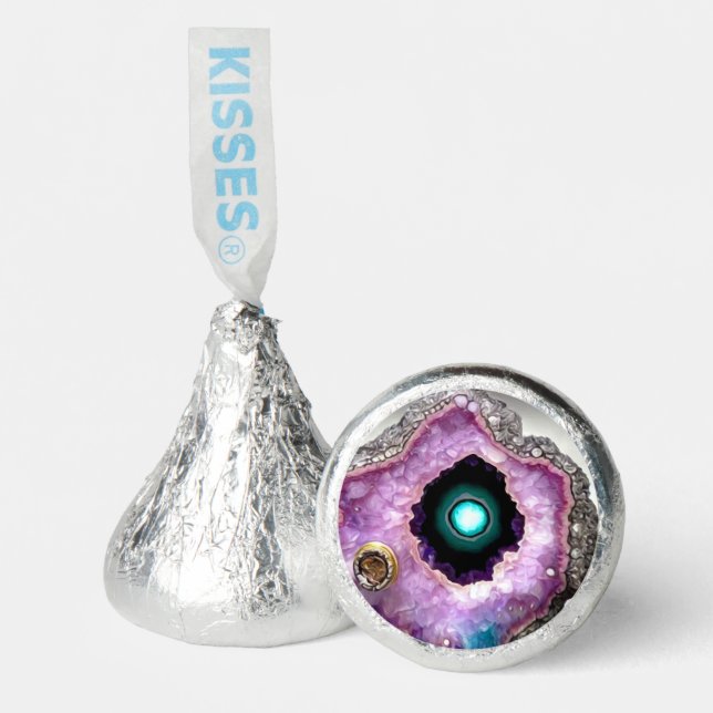 Painted Crystal Geode 9 Hershey®'s Kisses® (Front)