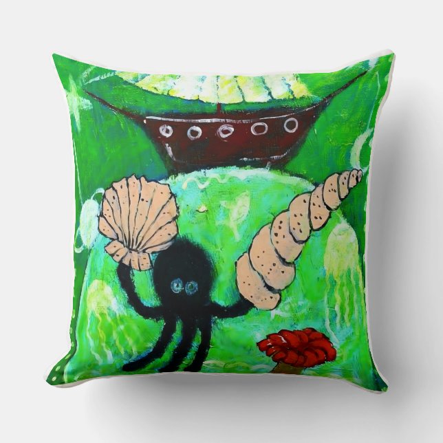 painted cushion (Front)
