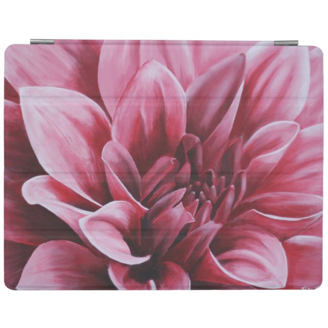 Painted Dahlia Flower iPad Smart Cover (Horizontal)