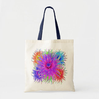 Painted Dahlias Canvas Bags