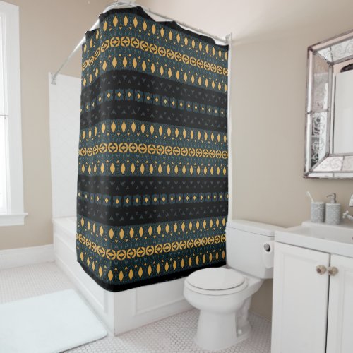 Painted Denim 2 Shower Curtain