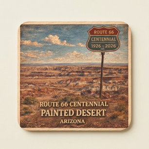 Painted Desert Centennial Table Protection Square Paper Coaster